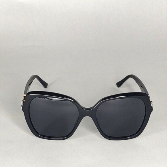 Jimmy Choo Sunglasses MANON GS 807 IR Black Oversized Swarovski Crystal NEW - Picture 8 of 16